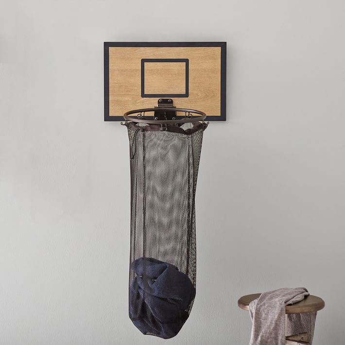 Laundry Basket For Kids Hanging Hamper Details about   Taylor Toy Basketball Hoop Hamper 