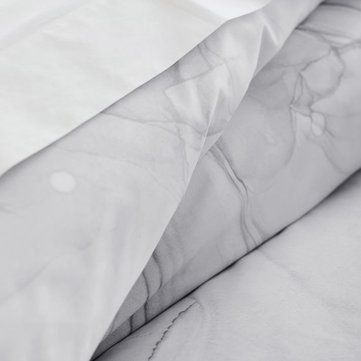 glacial organic duvet cover