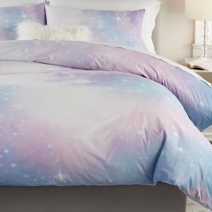 skylar metallic printed duvet cover