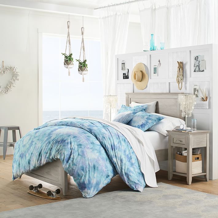 pottery barn tie dye duvet