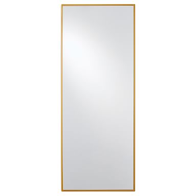 Metal Framed Double Length Mirror, Rectangle, Tuscan Gold, Standard Parcel