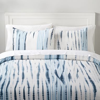 indigo tie dye duvet cover