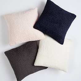 Cozy Euro Recycled Sherpa Pillow Cover