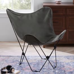 Pottery Barn Teen Butterfly folding bedroom lounge Dorm Chair metal FRAME only 