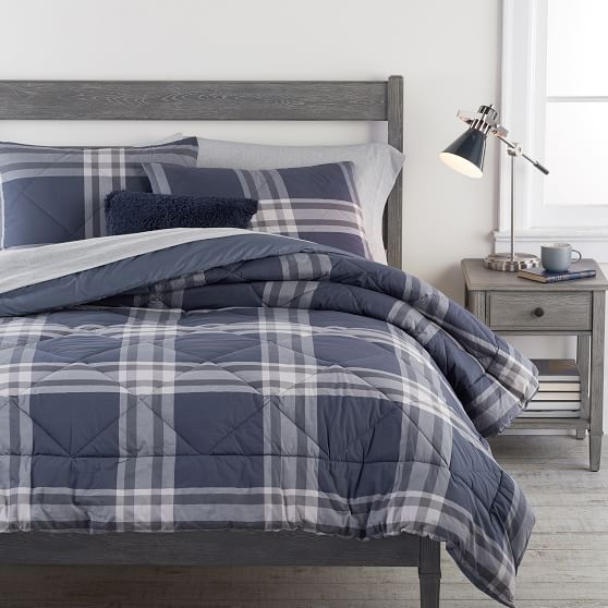 Navy Pattern Bedding Pottery Barn Teen