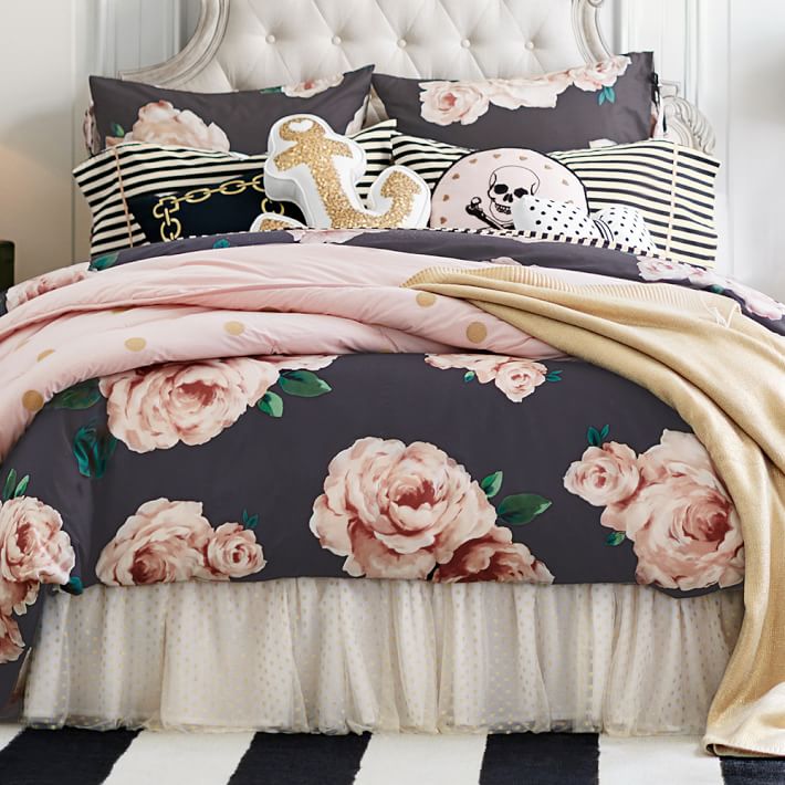 pottery barn rose duvet