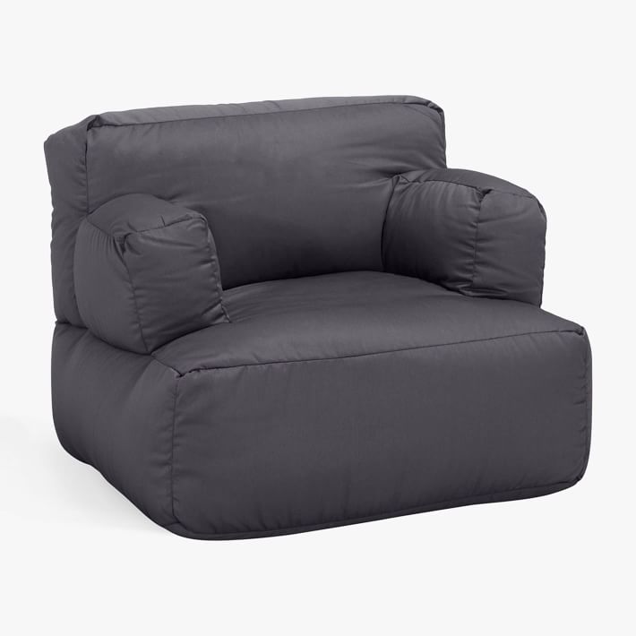 Twill Charcoal Eco Lounger