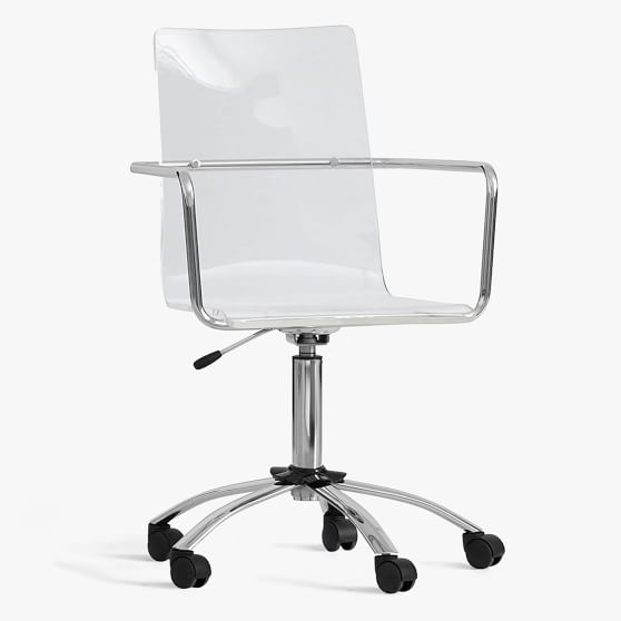 cheap clear desk chair