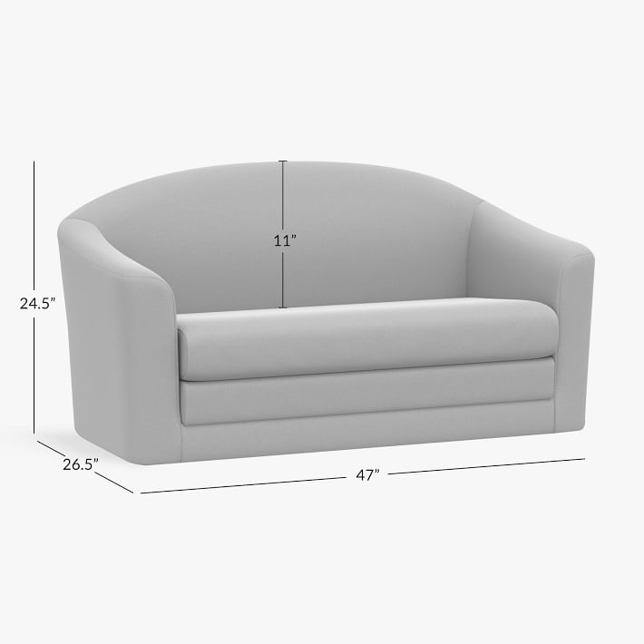 Ashton Sleeper Sofa (38") Teen Sofa Pottery Barn Teen