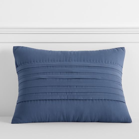 Pottery Barn Teen Favorite Tee Pillowcases set 2 navy blue  New 
