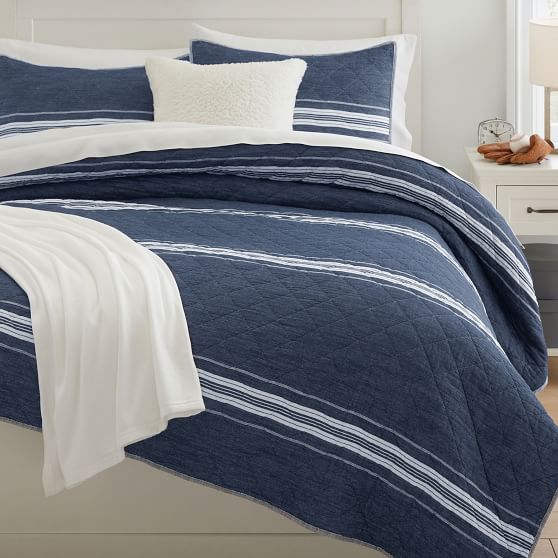 Navy Twin Sized Bedding Pottery Barn Teen