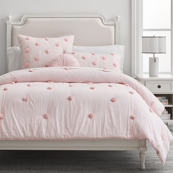 pottery barn polka dot duvet