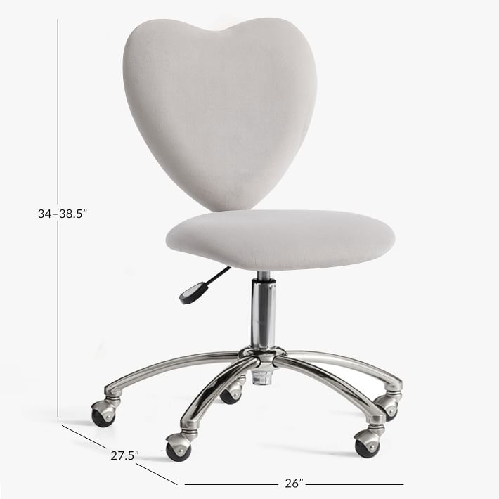 heart shaped swivel chair