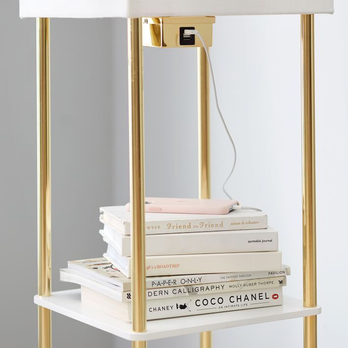 harrison shelf floor lamp