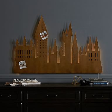 Harry Potter™ Hogwarts™ Castle Light Up Wall Decor | Pottery Barn Teen