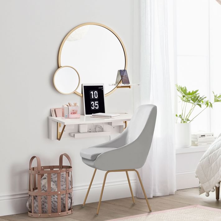 pottery barn usb wall desk