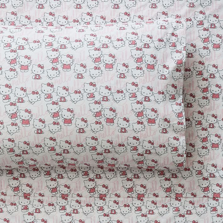 Hello Kitty® Sheet Set Pottery Barn Teen