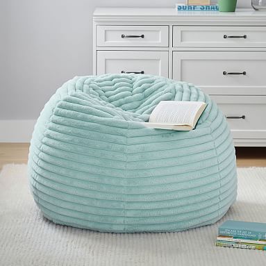 aqua bean bag chair