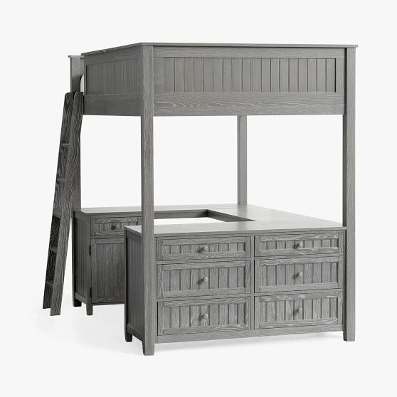 Full Loft Bed With Desk Pottery Barn Teen