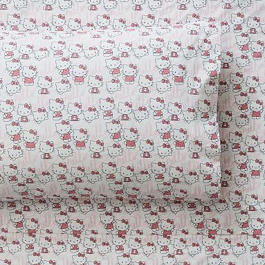 Hello Kitty® Sheet Set, Single/Single XL, Pink Multi
