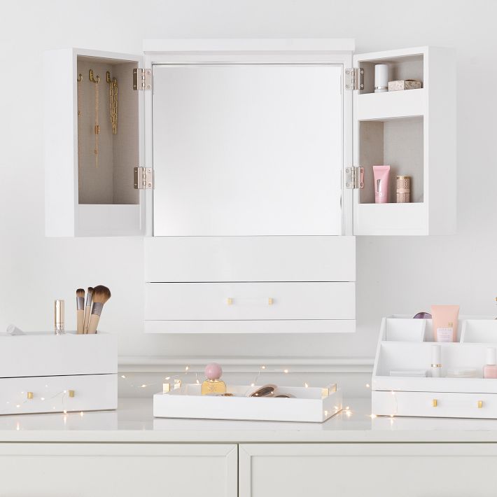 Elle Lacquer Wall Beauty Organizer