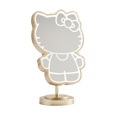 Hello Kitty LED Vanity Mirror, Gold