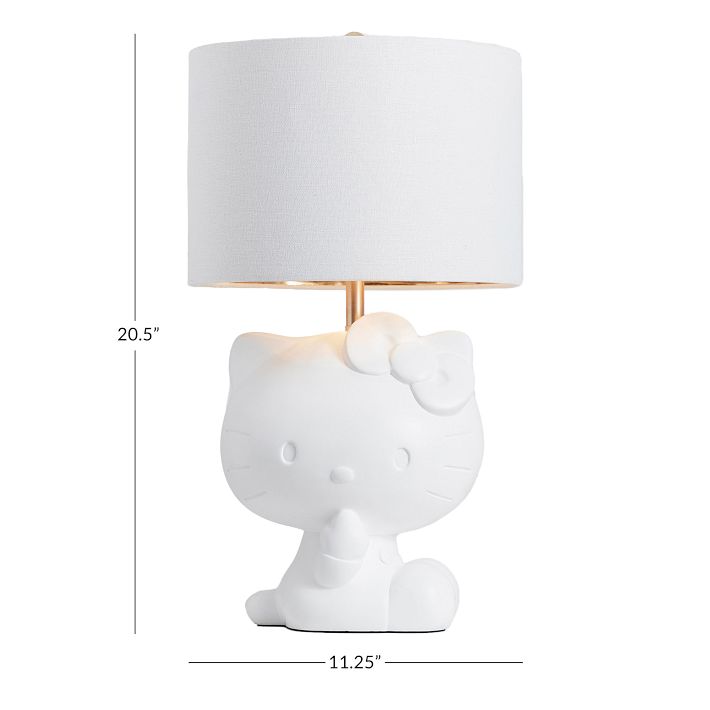 hello kitty white lamp