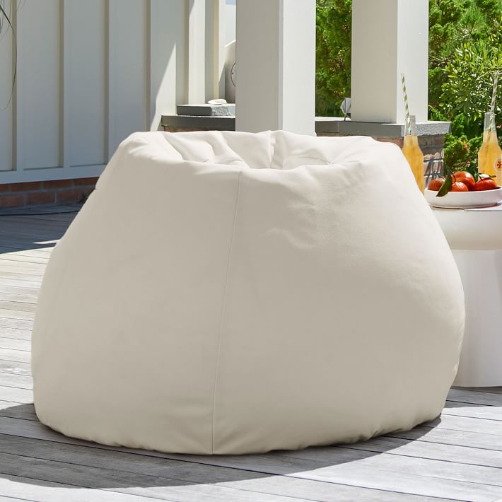 Canvada Natural Indoor/Outdoor Bean Bag Chair