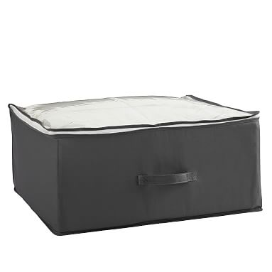 Recycled Stuff and Store Underbed Storage Bin, Charcoal, Large