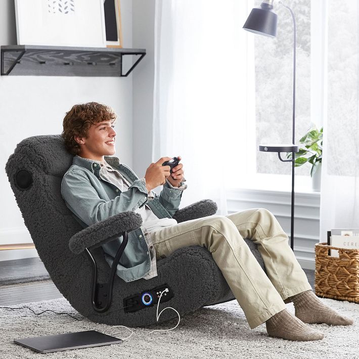 pottery barn sherpa gaming chair