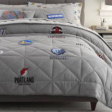 NBA Quilt \u0026 Sham | Pottery Barn Teen