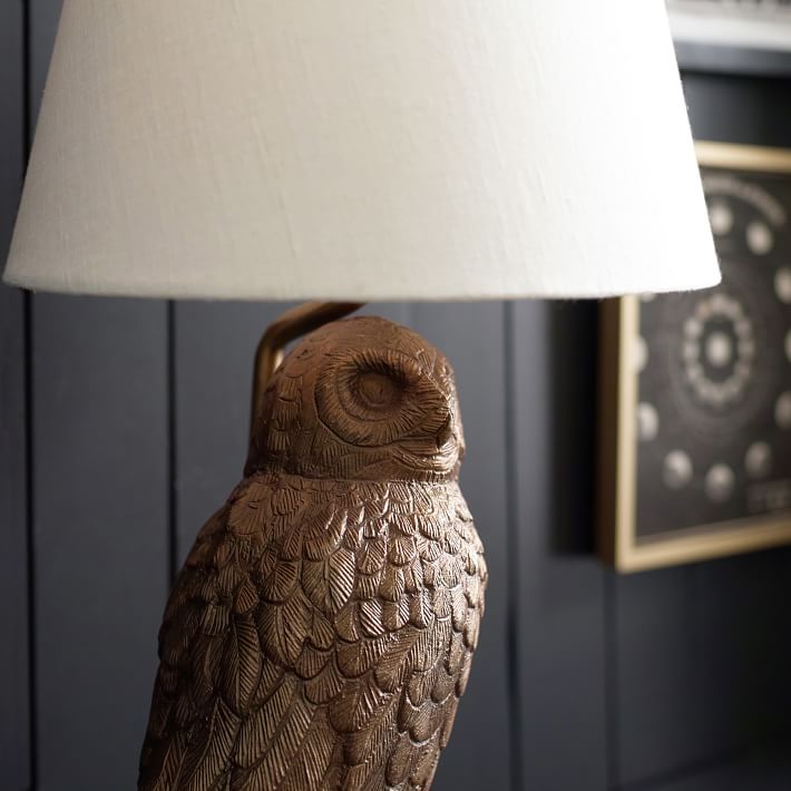 pottery barn owl lamp