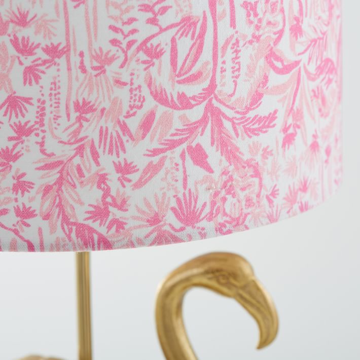 pottery barn flamingo lamp