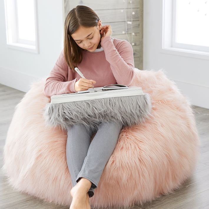 himalayan faux fur bean bag