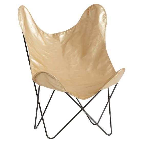 gold butterfly chair