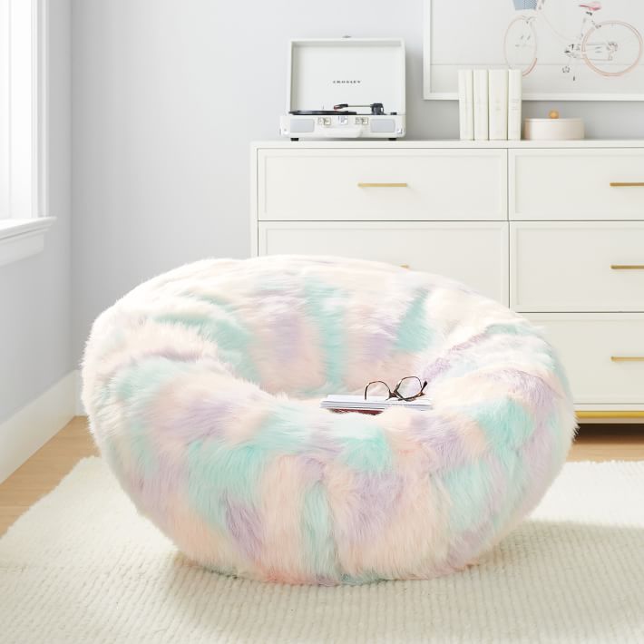 fuzzy unicorn chair