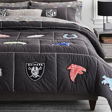 NFL Brights Quilt + Sham | Pottery Barn 