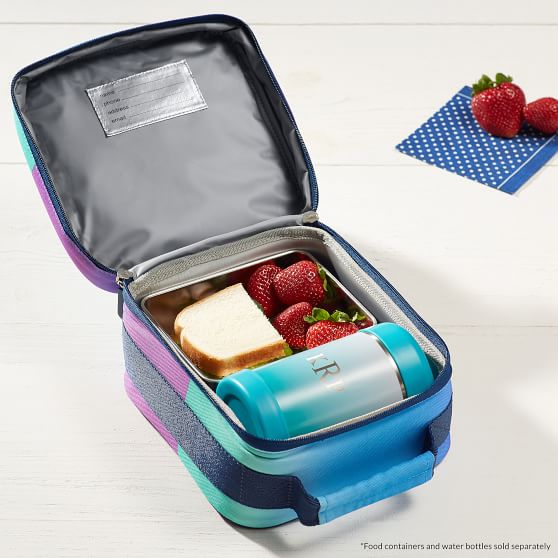 Iridescent Dot Black Classic Lunch Box For Teens | Pottery Barn Teen