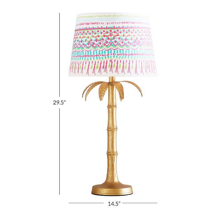 lilly pulitzer palm tree lamp