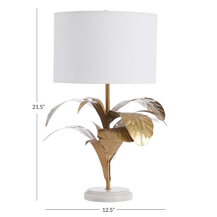 Palm Leaf Table Lamp | Teen Lamp | Pottery Barn Teen