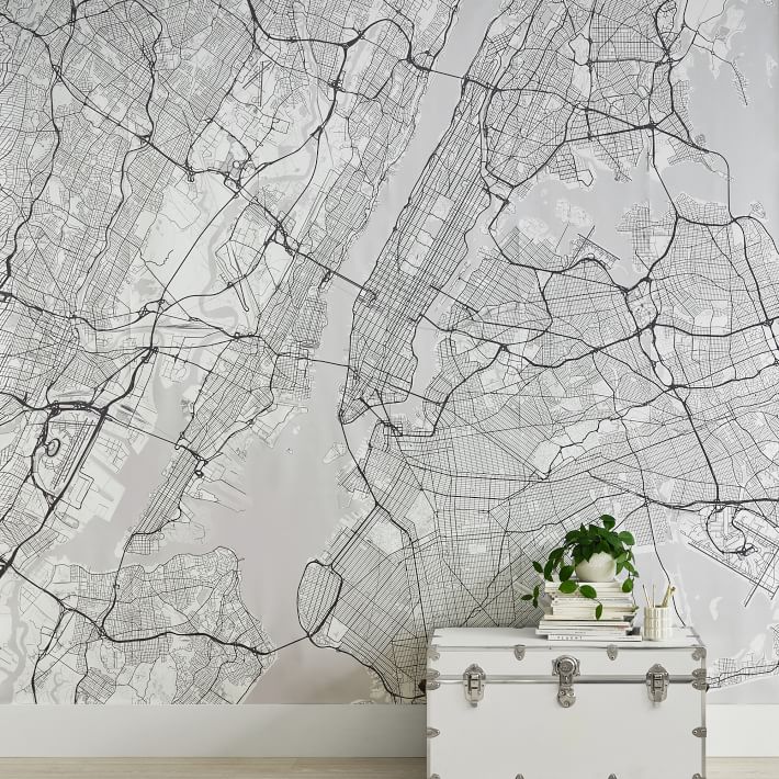 Manhattan Overhead Peel & Stick Wallpaper