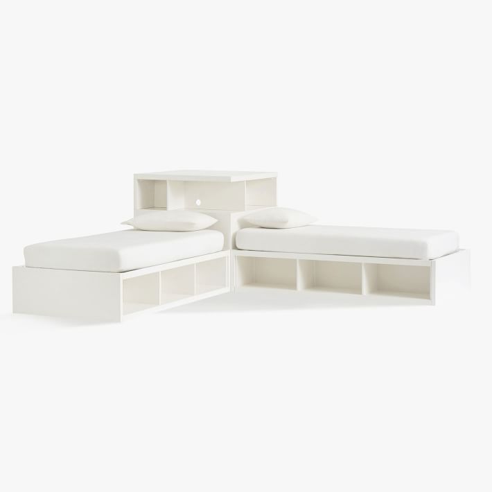 StoreIt Corner Bed Media Set Teen Bedroom Set Pottery Barn Teen