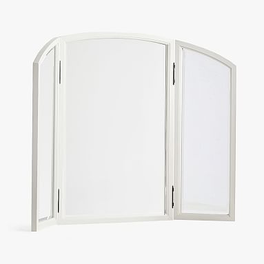 Chelsea Small Space Vanity Mirror, Simply White