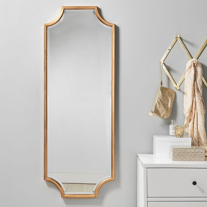 Scallop Leaf Double Length Mirror