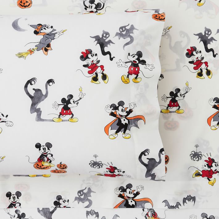 Disney Mickey Mouse Organic Halloween Sheet Set