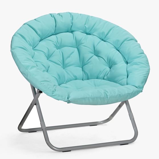 blue circle chair