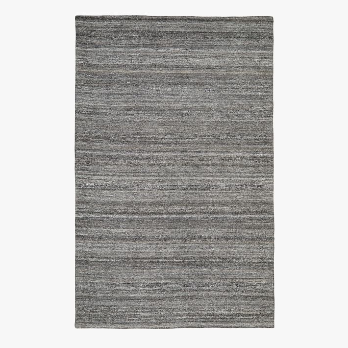 Sheared Tip Wool Rug Charcoal Pottery Barn Teen