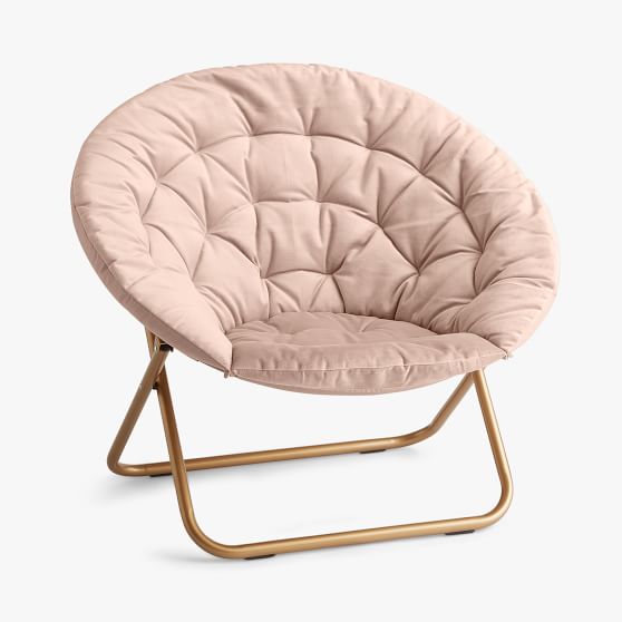 plush round chair