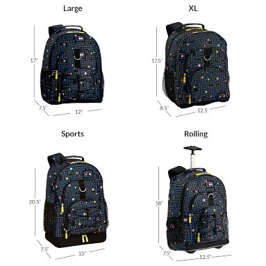 Gear-Up PAC-MAN™ Glow-in-the-Dark Backpack | Pottery Barn Teen