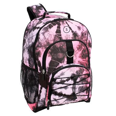 Gear-Up Recycled Santa Cruz Tie Dye Backpack Large, Pink/Black